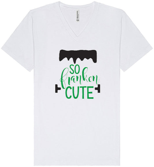 So Franken Cute Unisex V-Neck Shirt