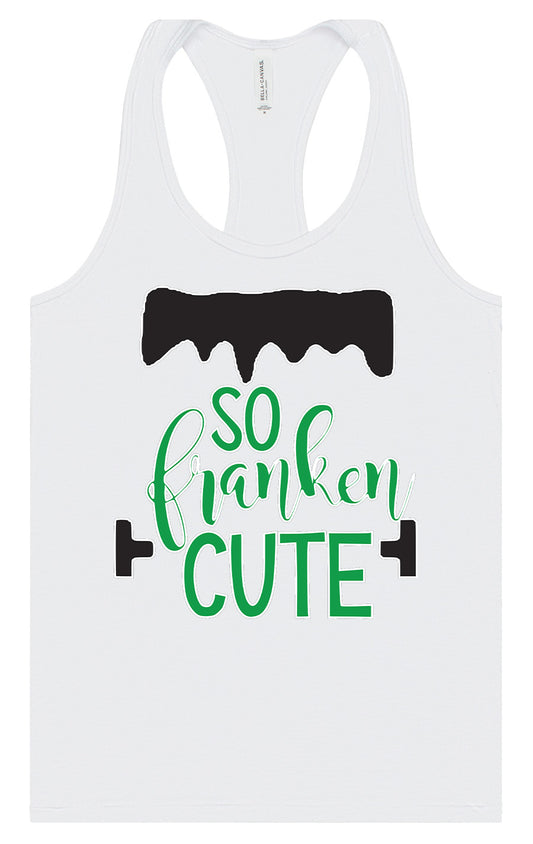 So Franken Cute Women's Racerback Tank