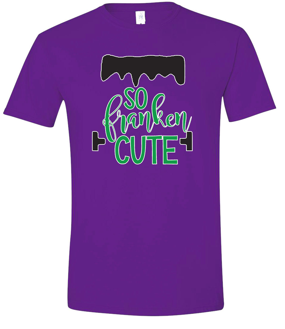 So Franken Cute Adult Gildan Soft Shirt