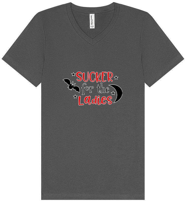 Sucker for the Ladies Unisex V-Neck Shirt