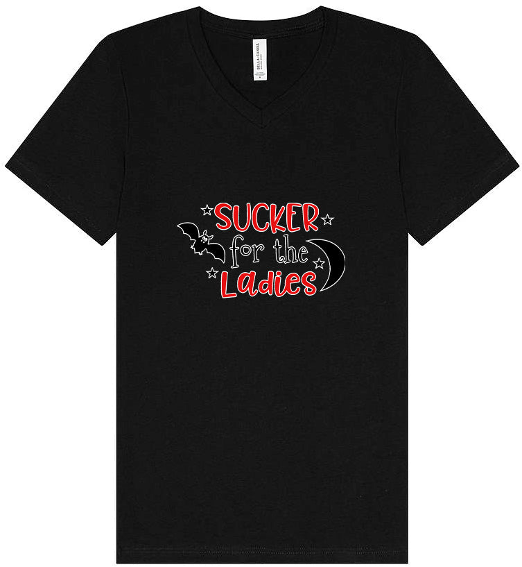 Sucker for the Ladies Unisex V-Neck Shirt
