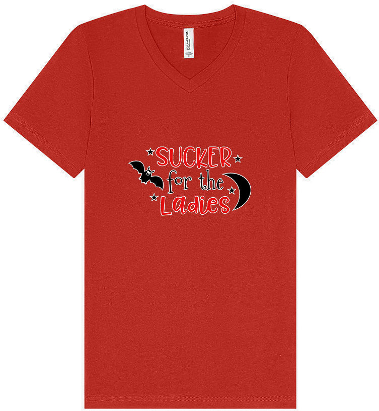 Sucker for the Ladies Unisex V-Neck Shirt