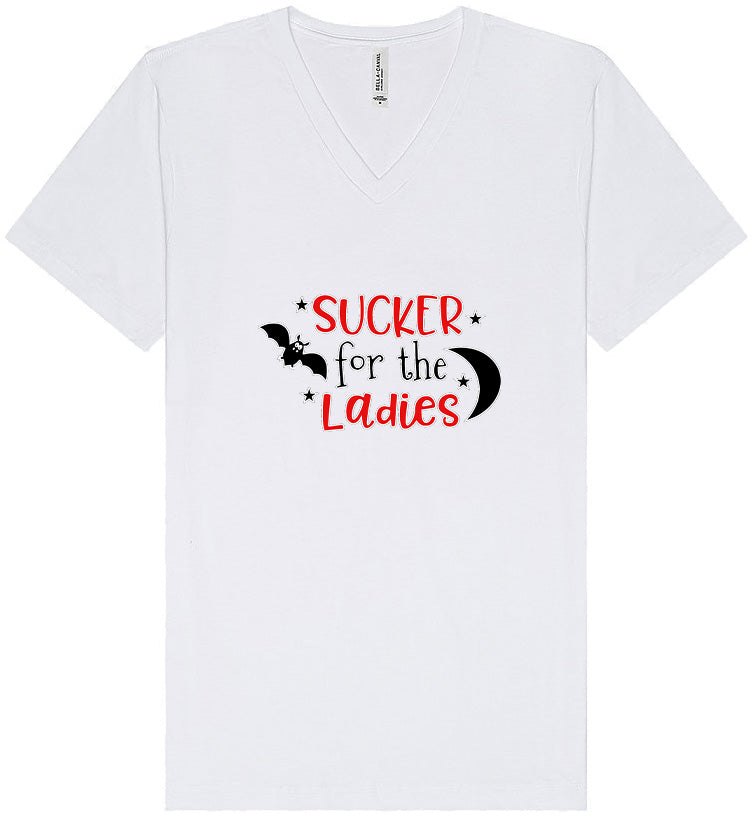 Sucker for the Ladies Unisex V-Neck Shirt