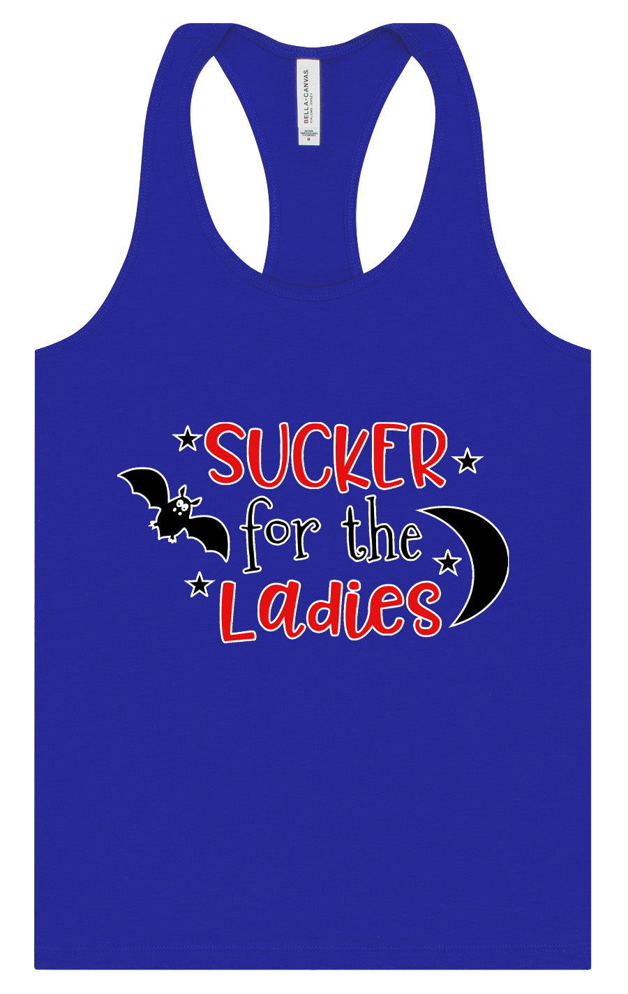 Sucker for the Ladies Women's Racerback Tank