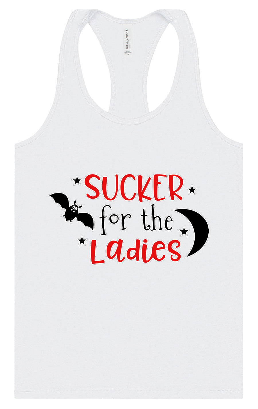 Sucker for the Ladies Women's Racerback Tank