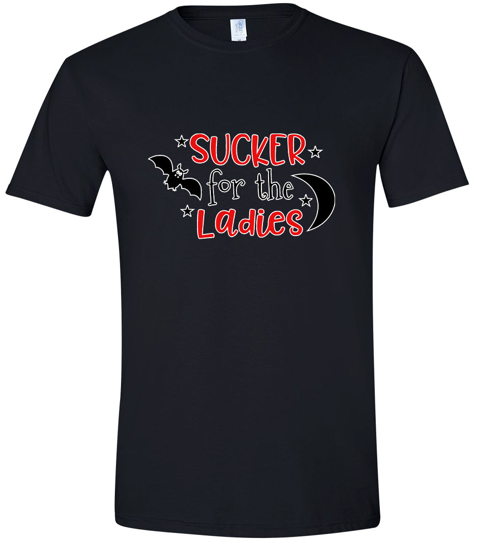 Sucker for the Ladies Adult Gildan Soft Shirt