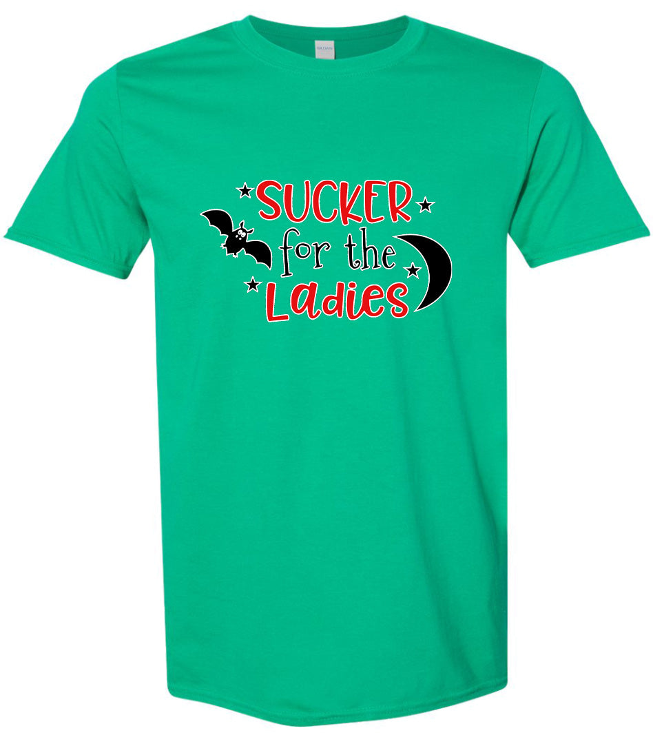 Sucker for the Ladies Adult Gildan Soft Shirt