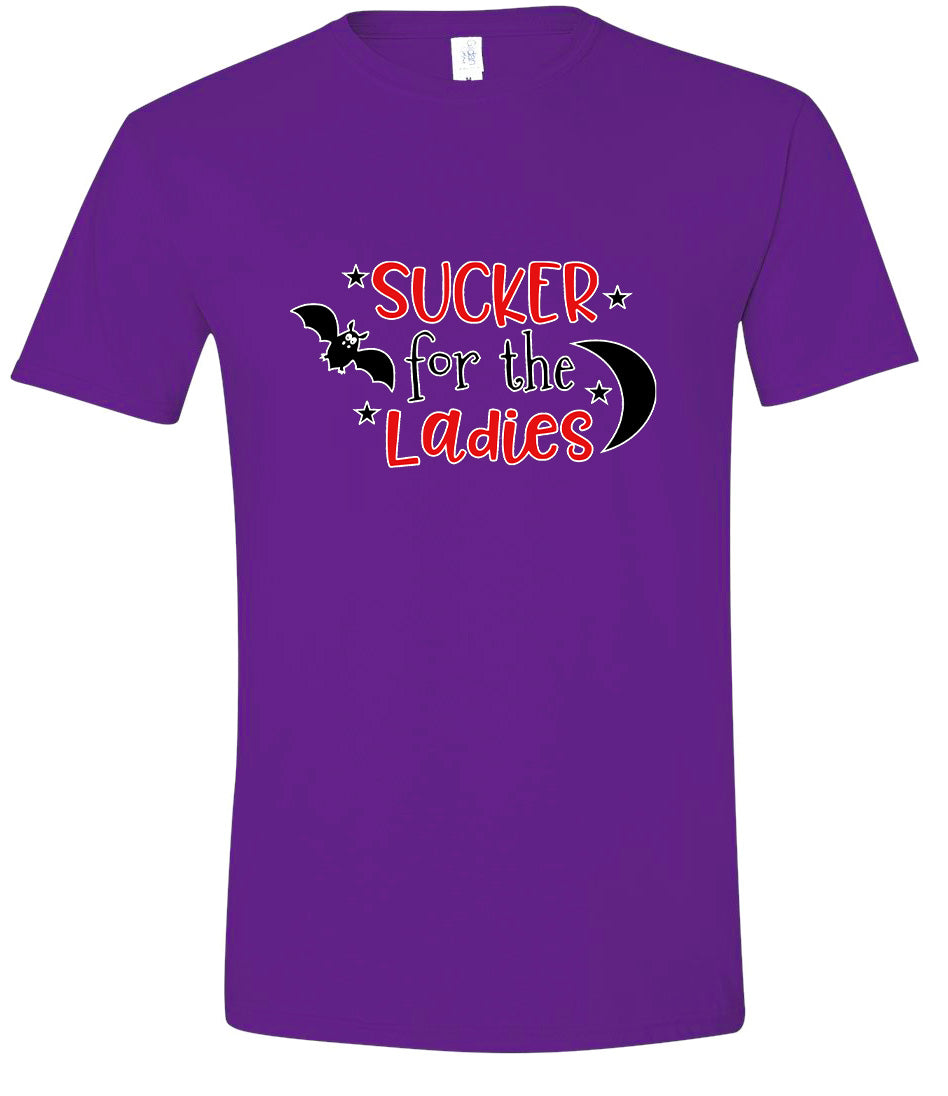 Sucker for the Ladies Adult Gildan Soft Shirt