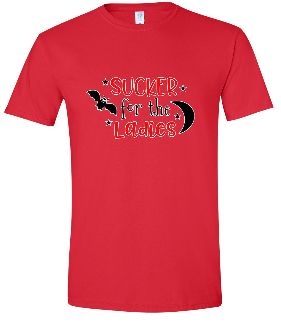 Sucker for the Ladies Adult Gildan Soft Shirt