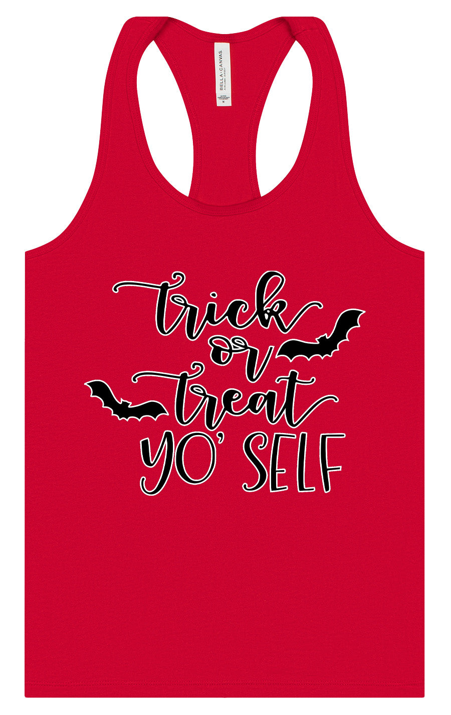 Trick or Treat Yo' Self Women's Racerback Tank