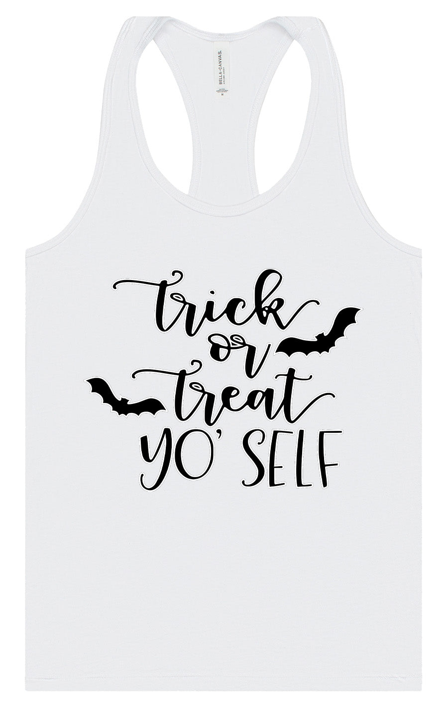 Trick or Treat Yo' Self Women's Racerback Tank
