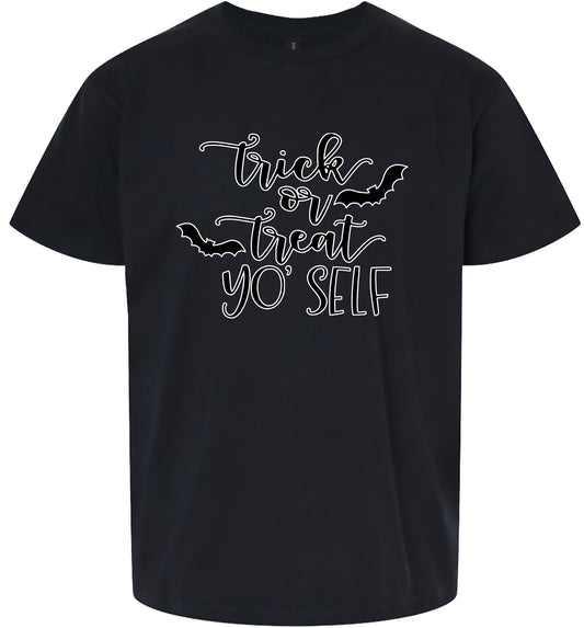 Trick or Treat Yo' Self Children's Gildan Soft Shirt