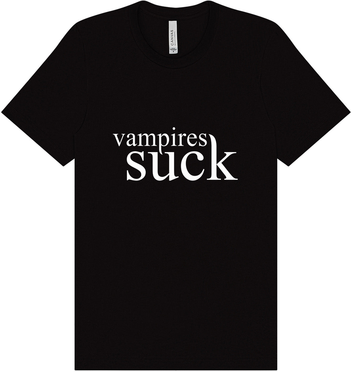 Vampires Suck Adult Bella Canvas Shirt