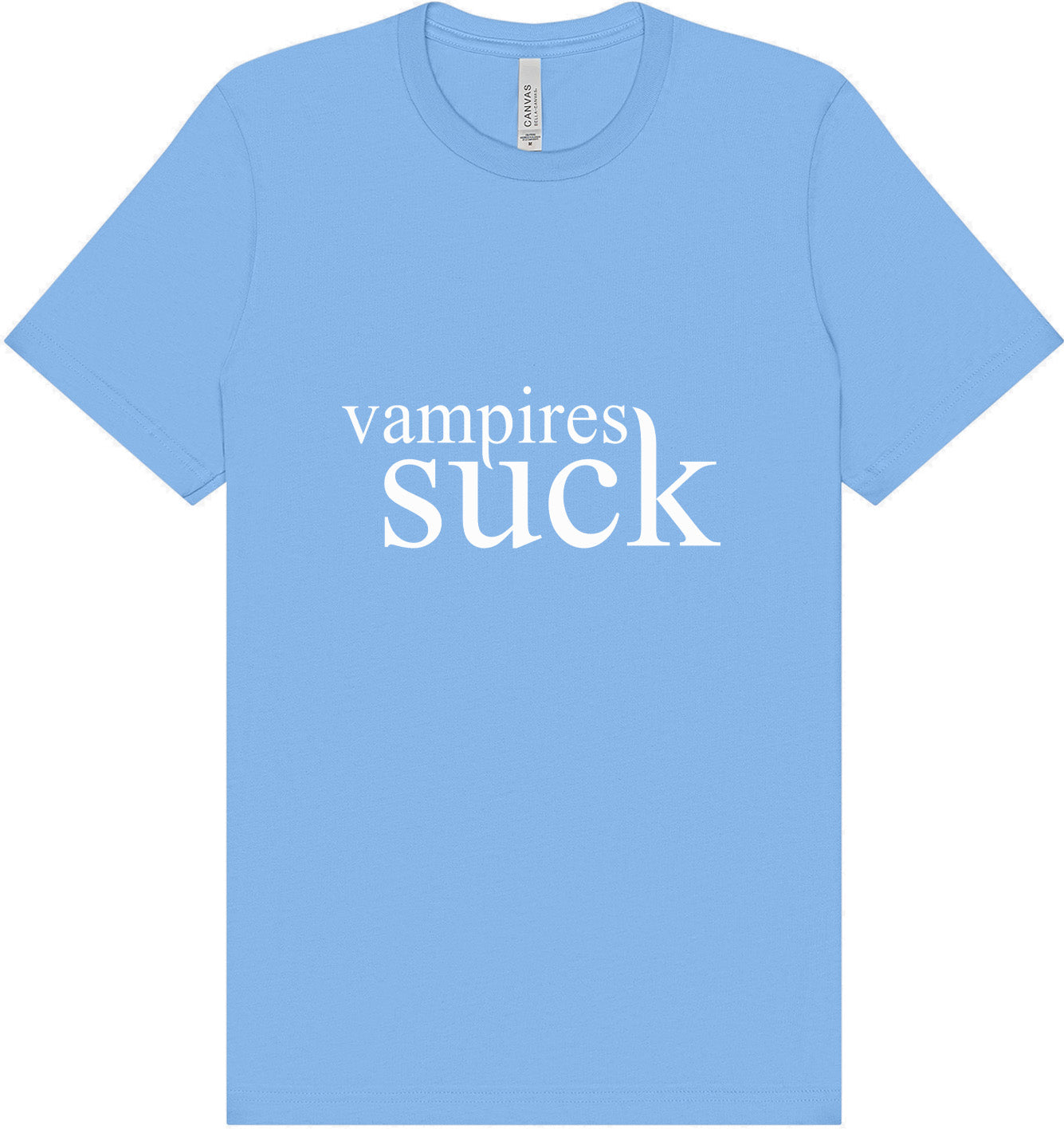 Vampires Suck Adult Bella Canvas Shirt