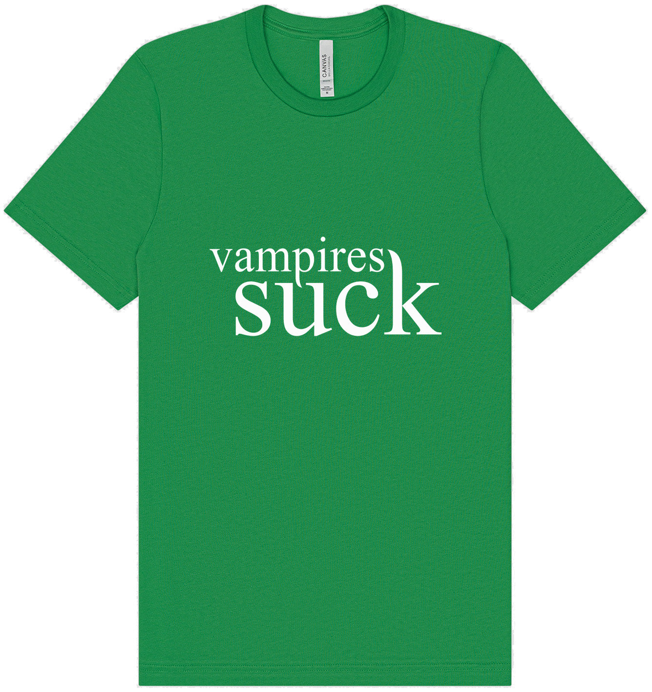 Vampires Suck Adult Bella Canvas Shirt