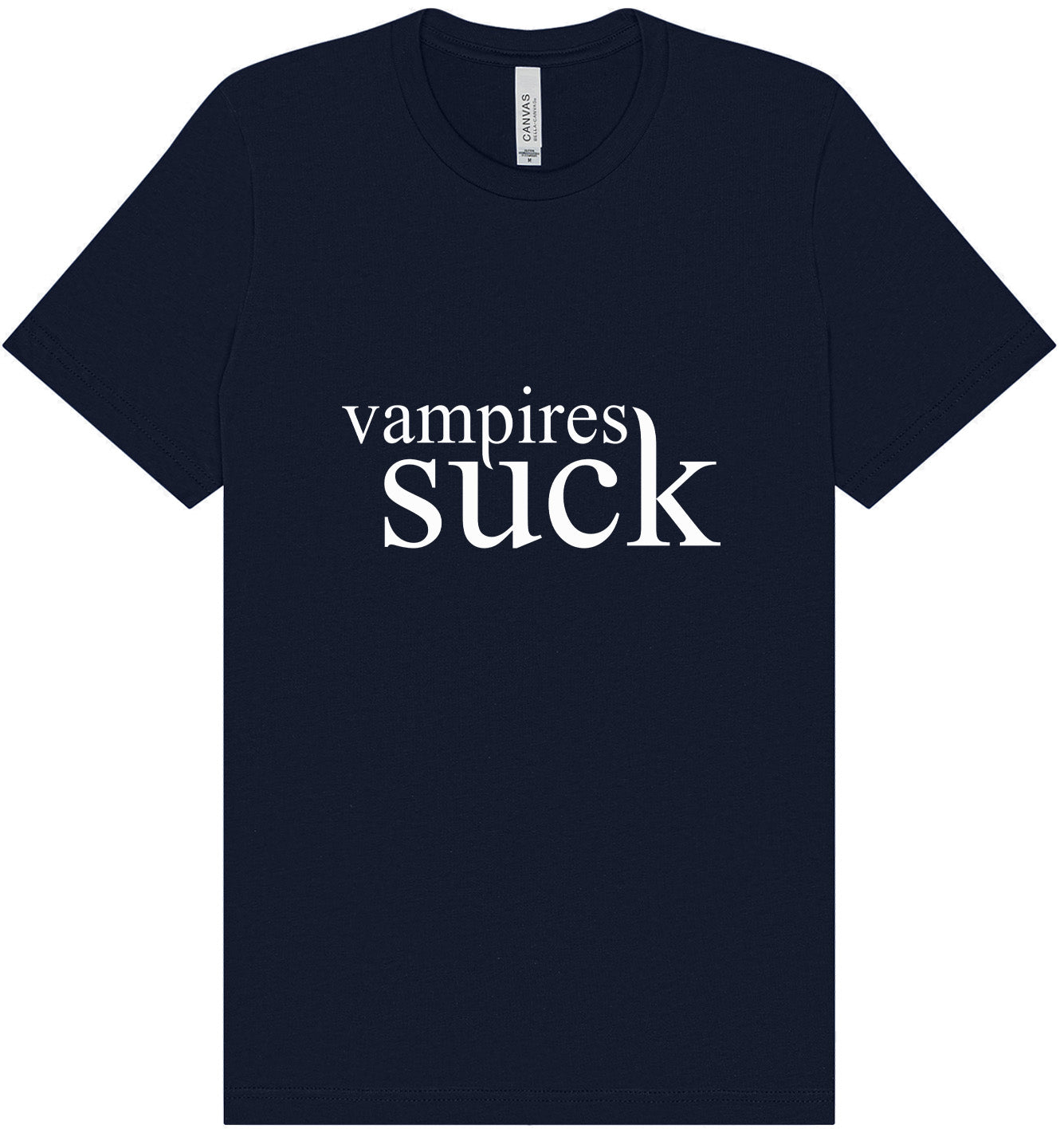 Vampires Suck Adult Bella Canvas Shirt