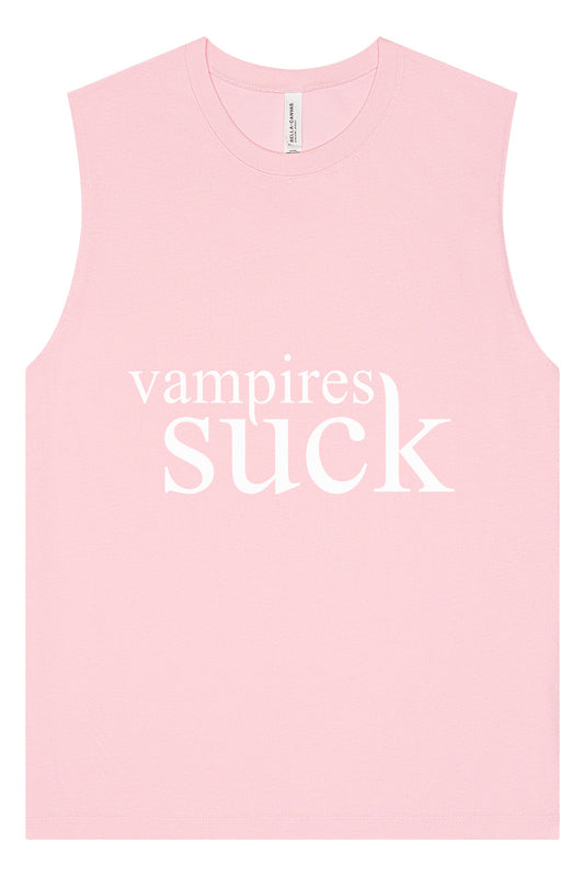 Vampires Suck Muscle Tank