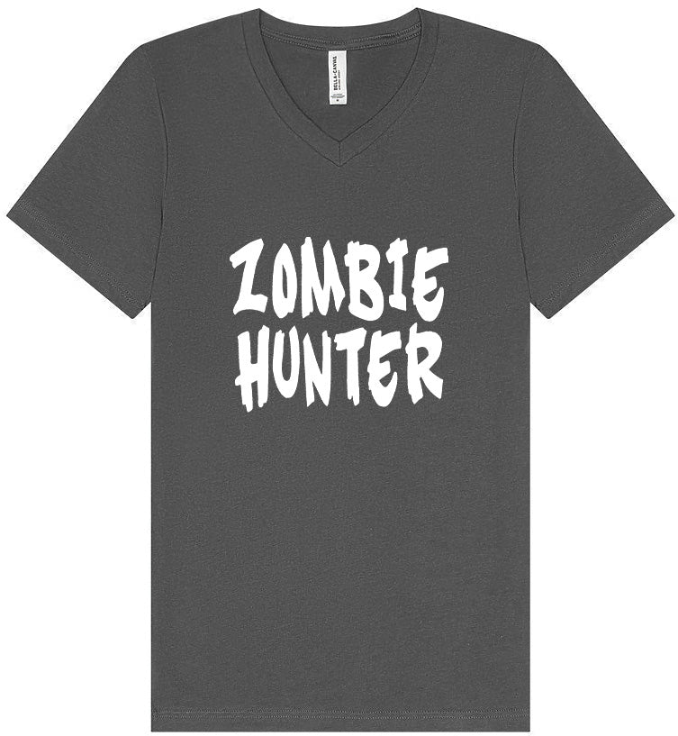 Zombie Hunter Unisex V-Neck Shirt