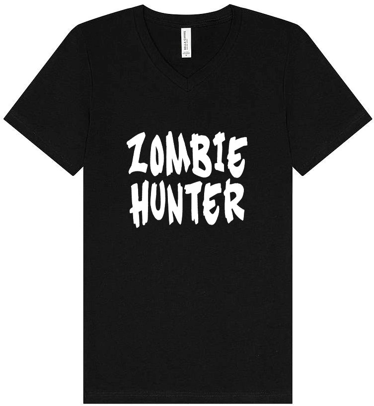 Zombie Hunter Unisex V-Neck Shirt
