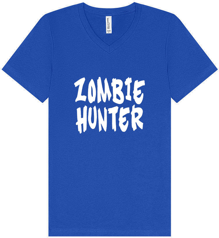 Zombie Hunter Unisex V-Neck Shirt