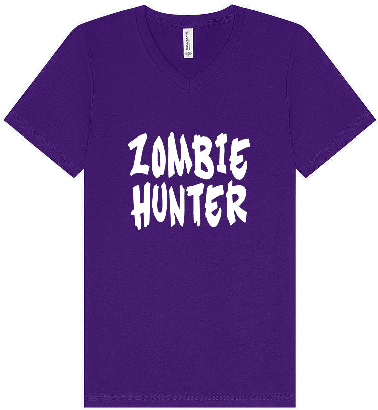 Zombie Hunter Unisex V-Neck Shirt