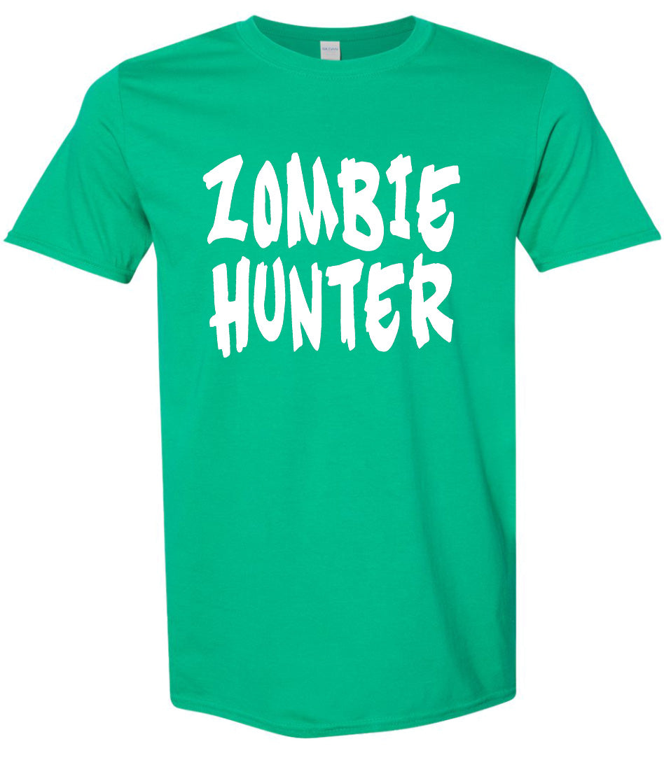 Zombie Hunter Adult Gildan Soft Shirt