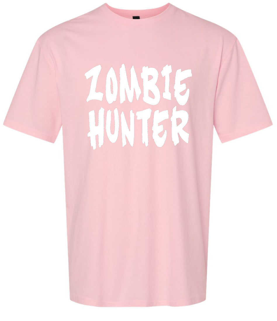 Zombie Hunter Adult Gildan Soft Shirt