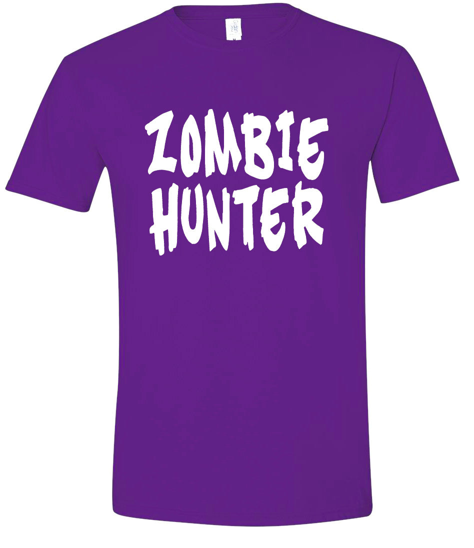 Zombie Hunter Adult Gildan Soft Shirt
