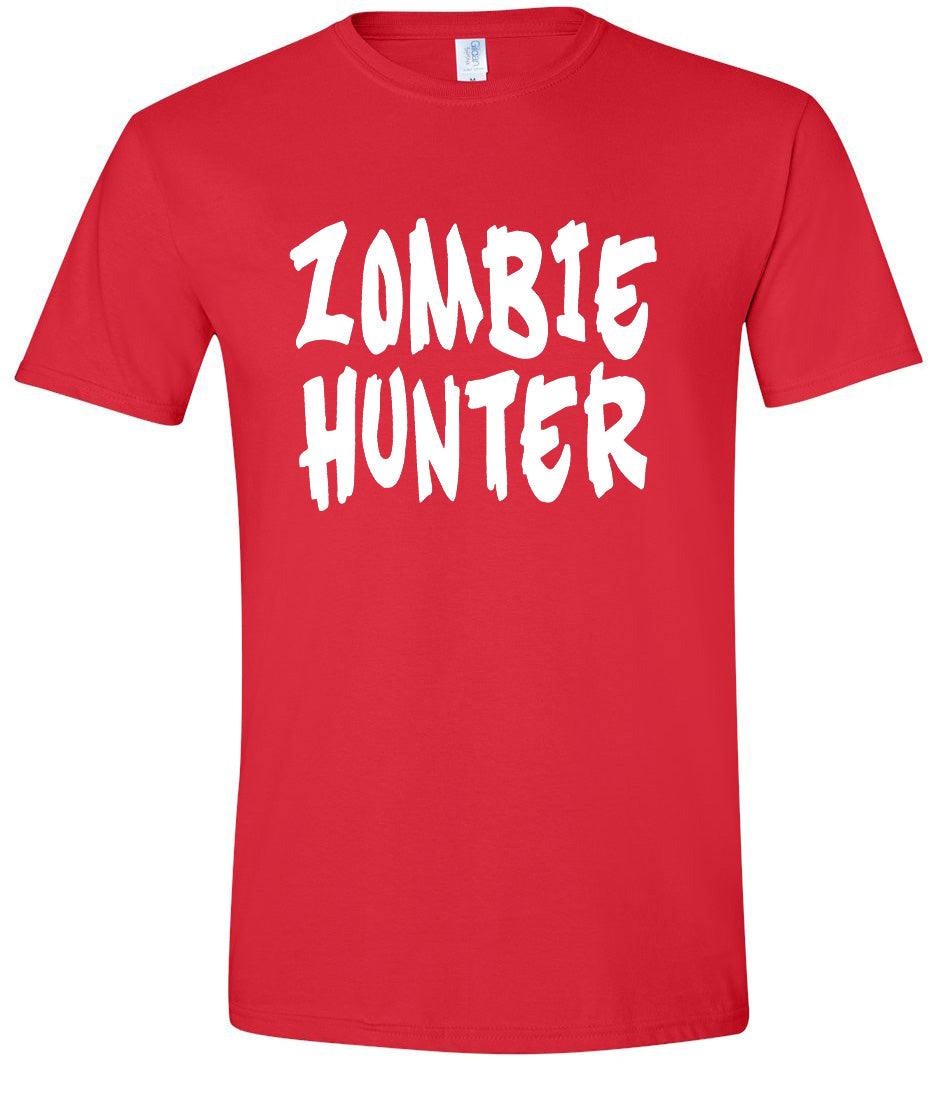 Zombie Hunter Adult Gildan Soft Shirt