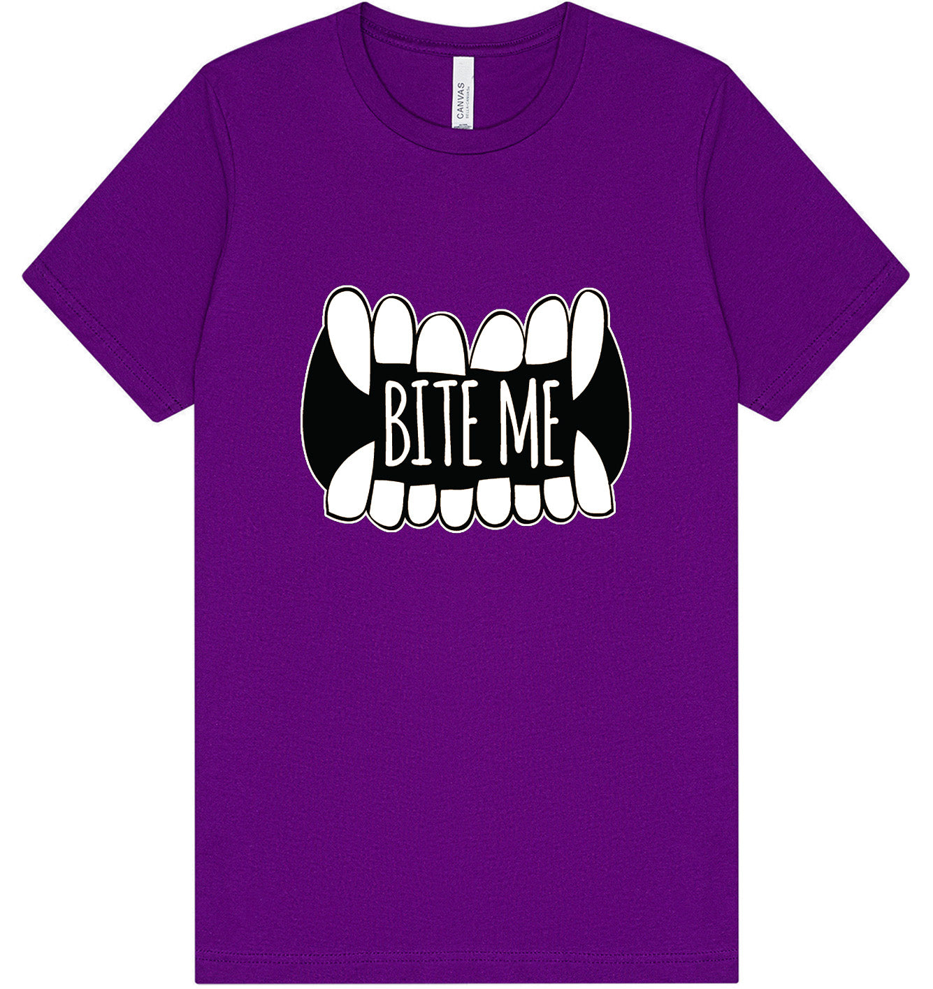 Bite Me Adult Bella Canvas Shirt