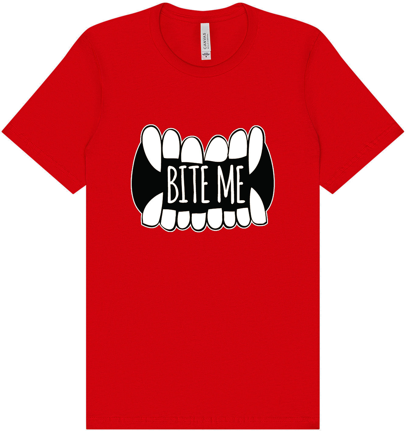 Bite Me Adult Bella Canvas Shirt
