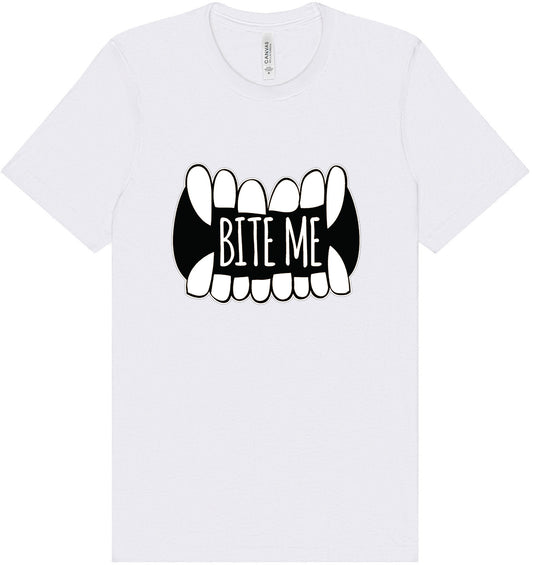 Bite Me Adult Bella Canvas Shirt