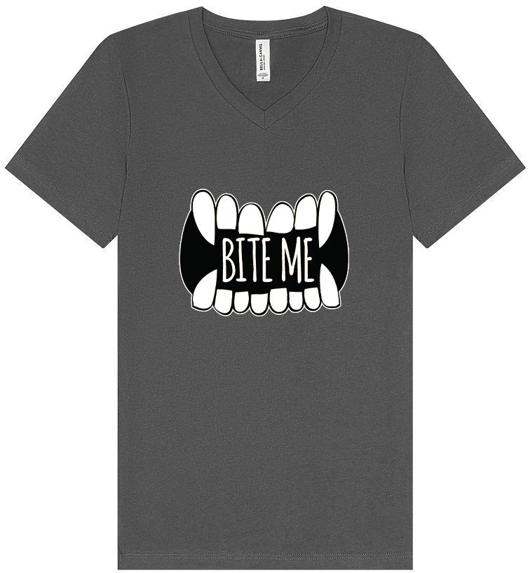 Bite Me Unisex V-Neck Shirt