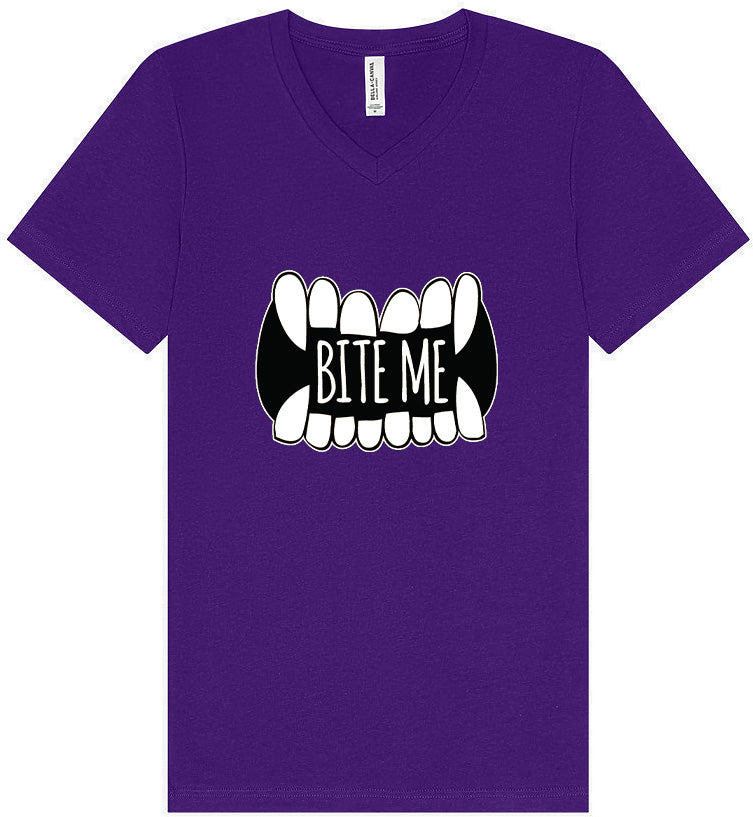 Bite Me Unisex V-Neck Shirt