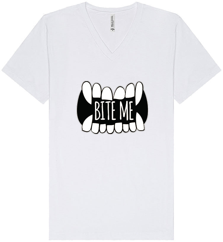 Bite Me Unisex V-Neck Shirt