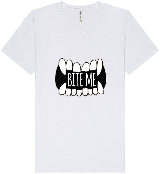 Bite Me Unisex V-Neck Shirt