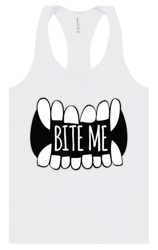 Bite Me Women's Racerback Tank