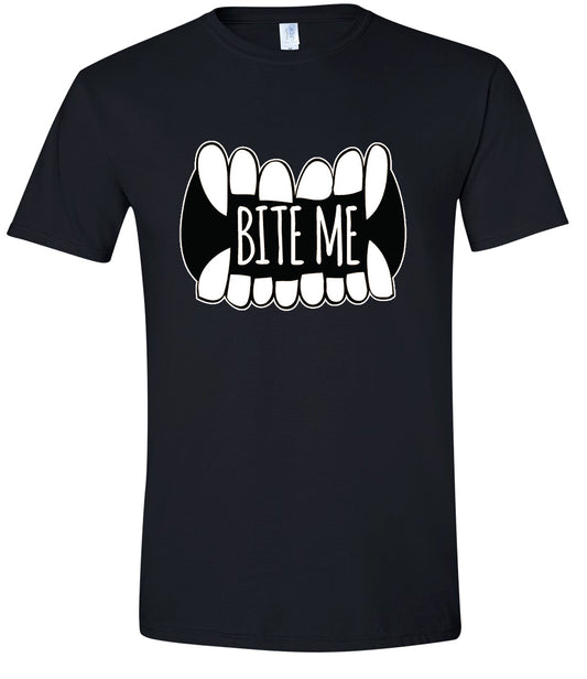 Bite Me Adult Gildan Soft Shirt