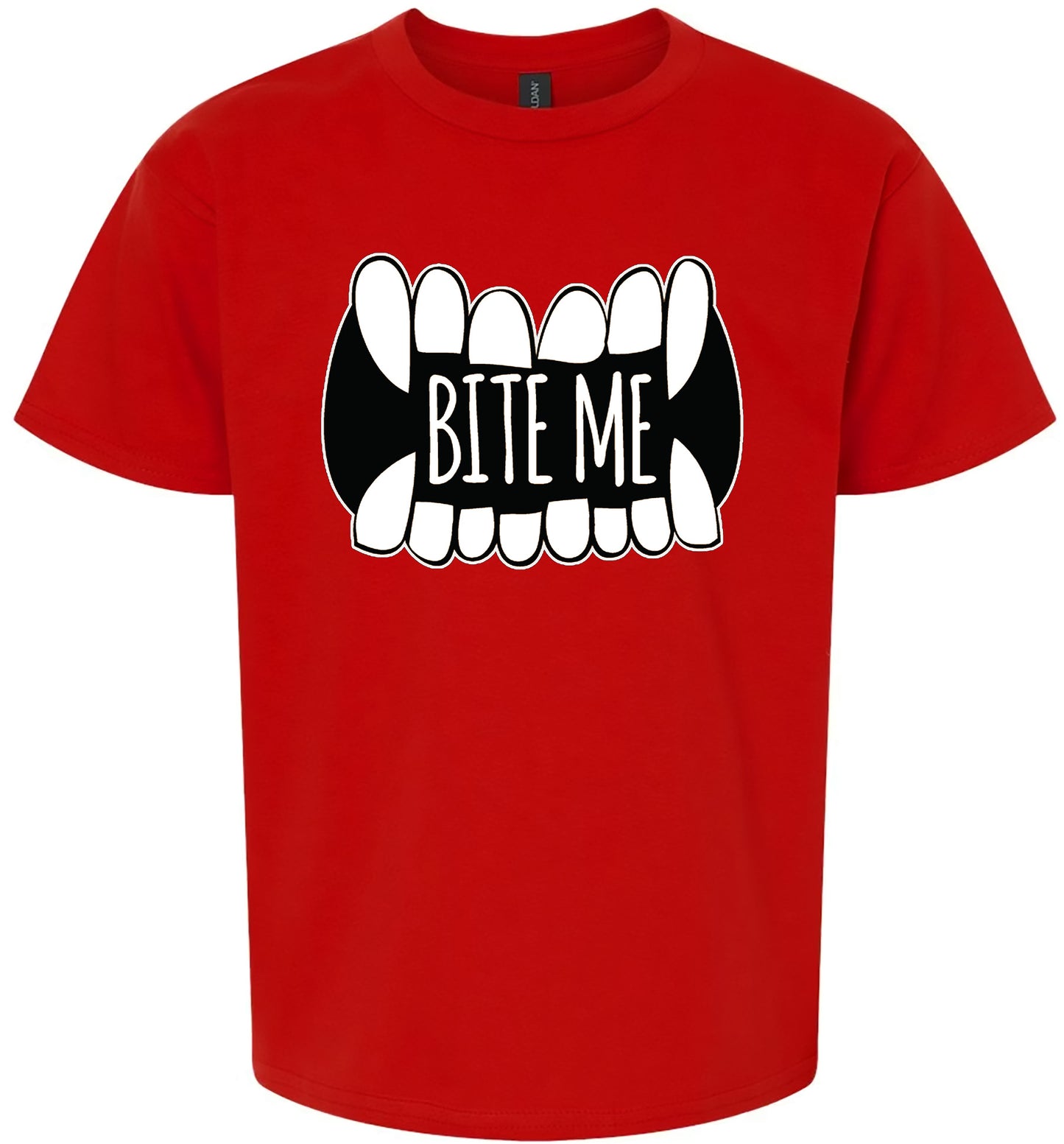 Bite Me Children's Gildan Soft Shirt