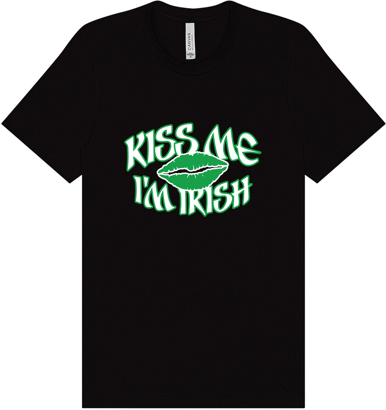 Kiss Me I'm Irish Adult Bella Canvas Shirt