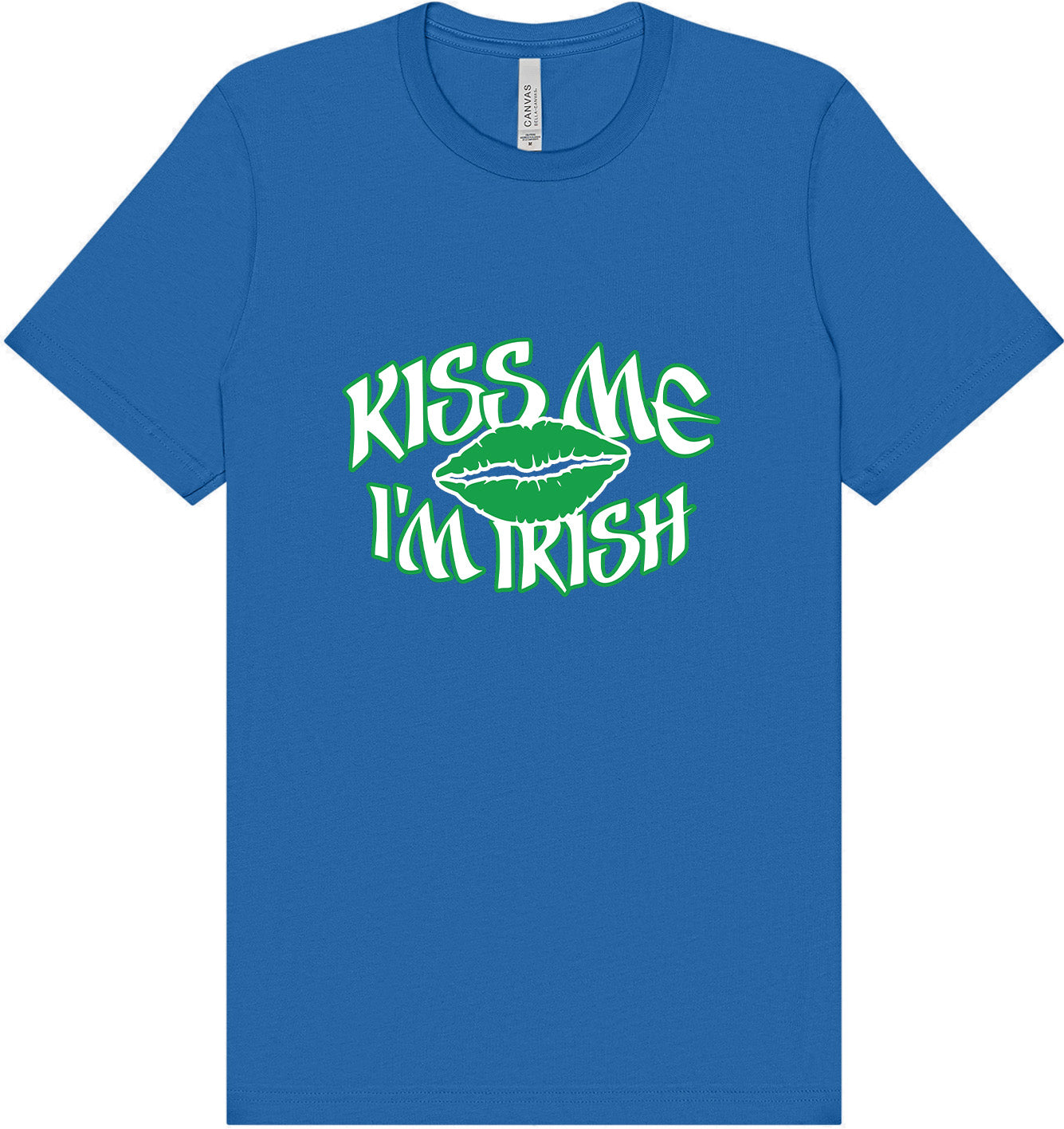 Kiss Me I'm Irish Adult Bella Canvas Shirt