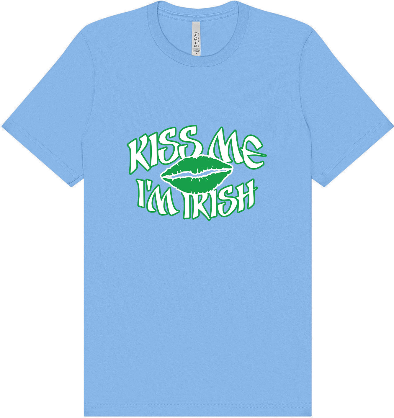 Kiss Me I'm Irish Adult Bella Canvas Shirt