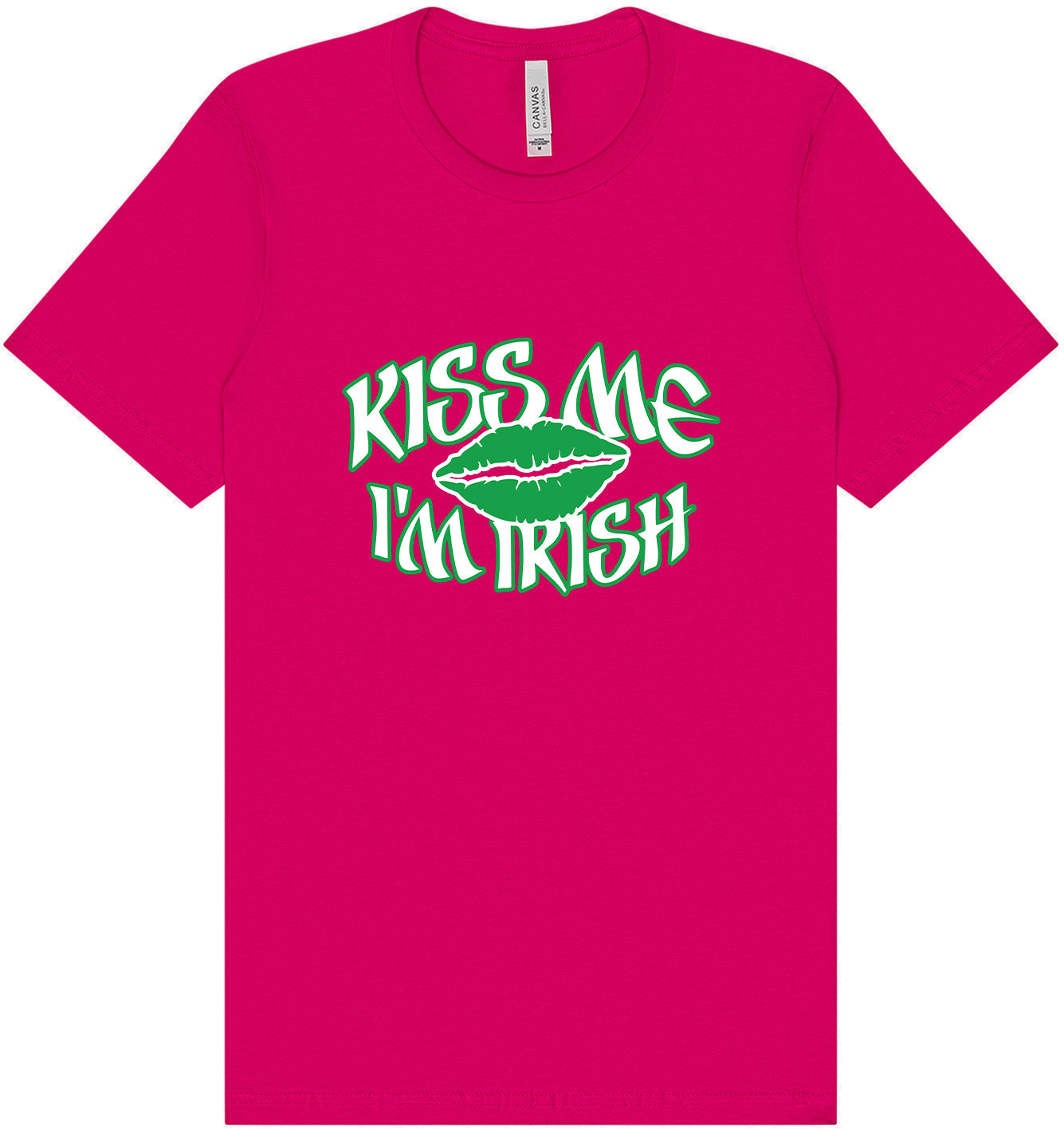 Kiss Me I'm Irish Adult Bella Canvas Shirt