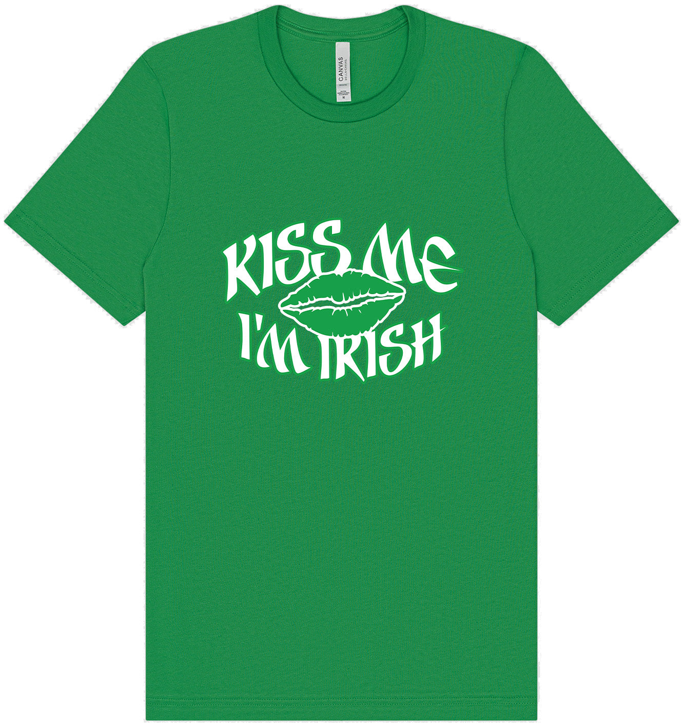 Kiss Me I'm Irish Adult Bella Canvas Shirt