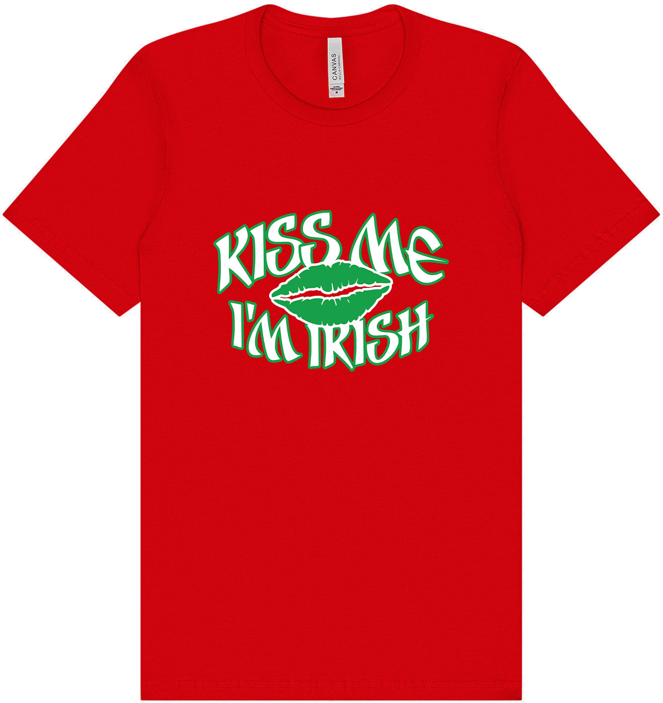 Kiss Me I'm Irish Adult Bella Canvas Shirt