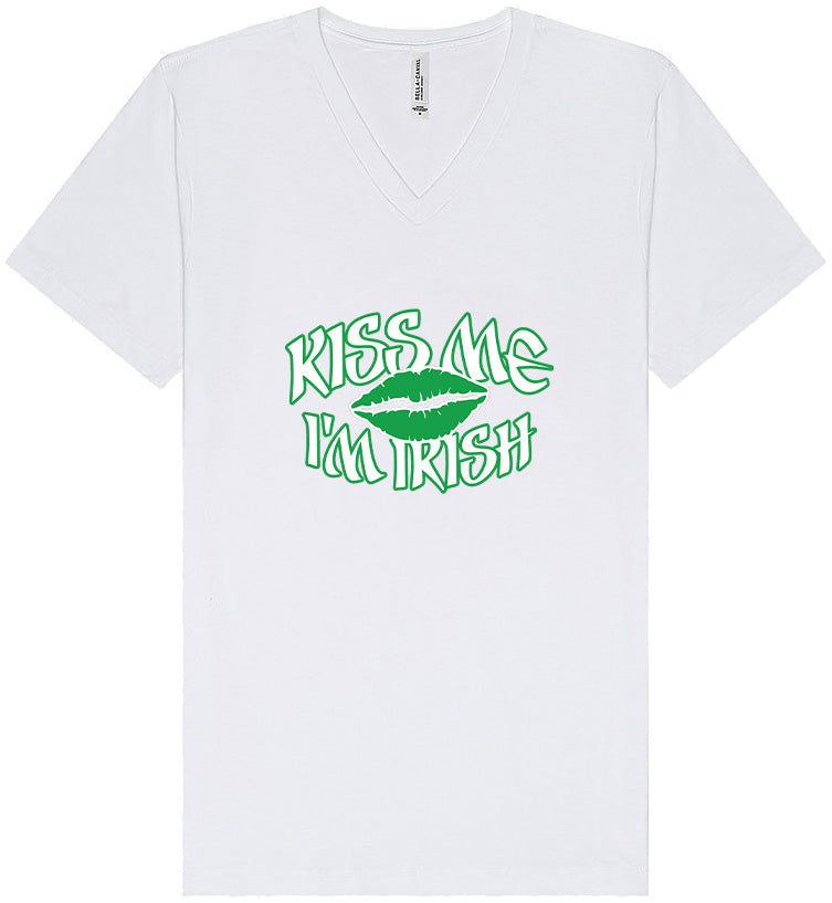 Kiss Me I'm Irish Unisex V-Neck Shirt