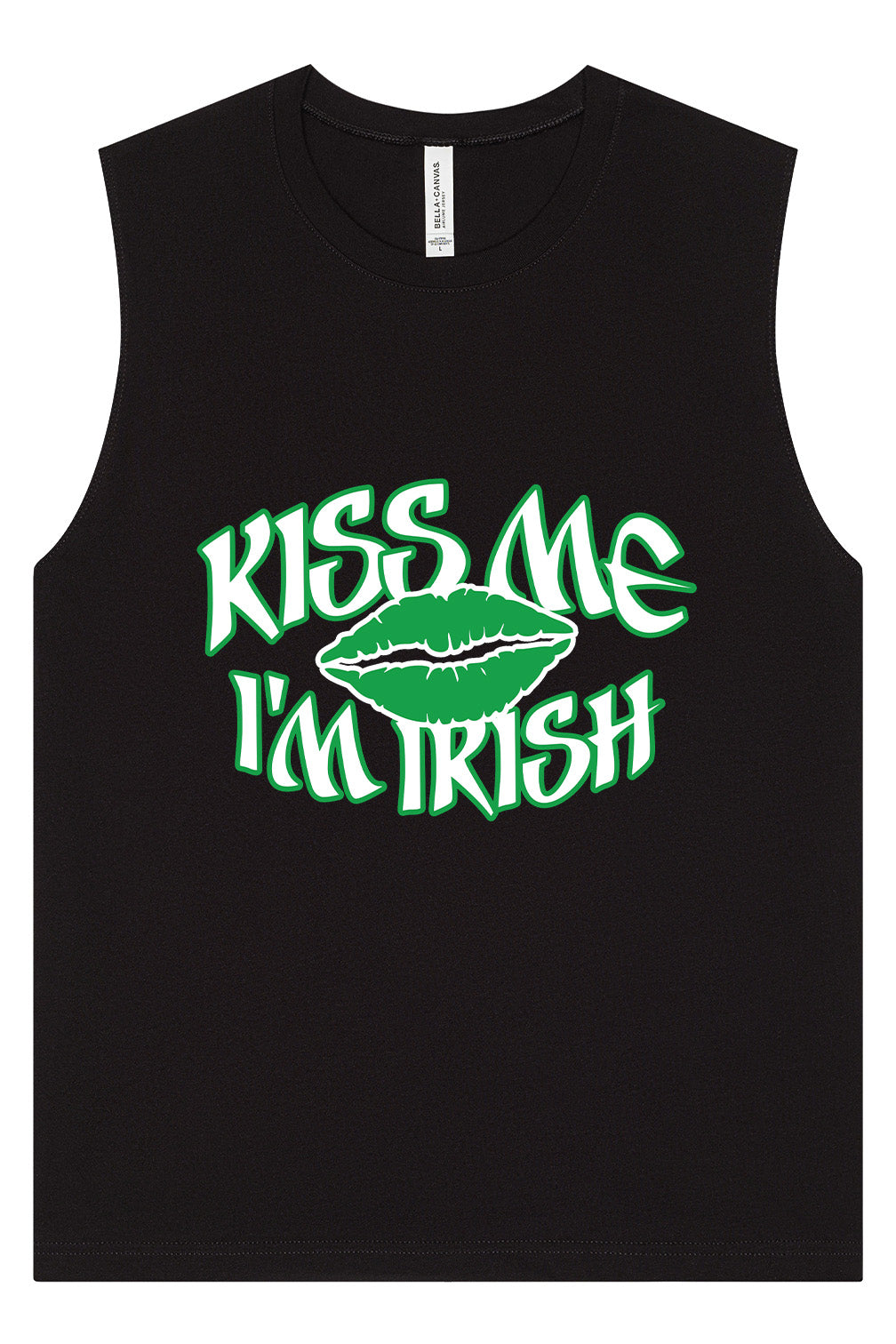 Kiss Me I'm Irish Muscle Tank