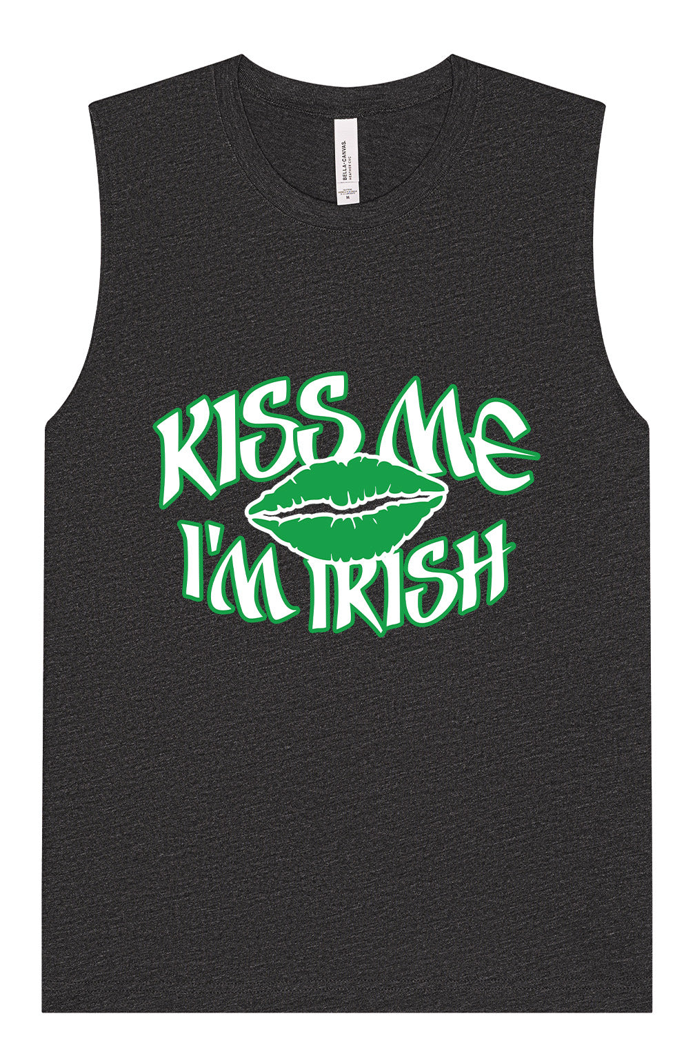 Kiss Me I'm Irish Muscle Tank