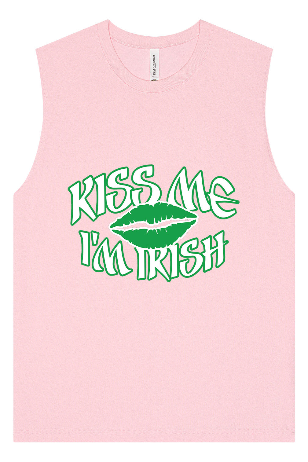 Kiss Me I'm Irish Muscle Tank