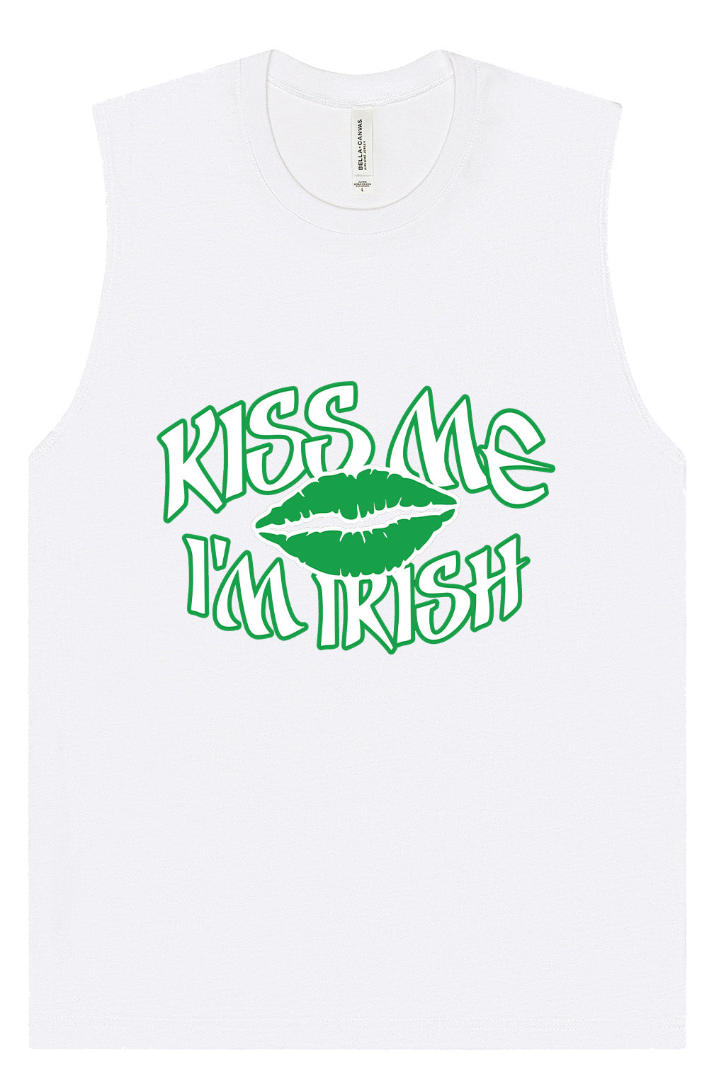 Kiss Me I'm Irish Muscle Tank